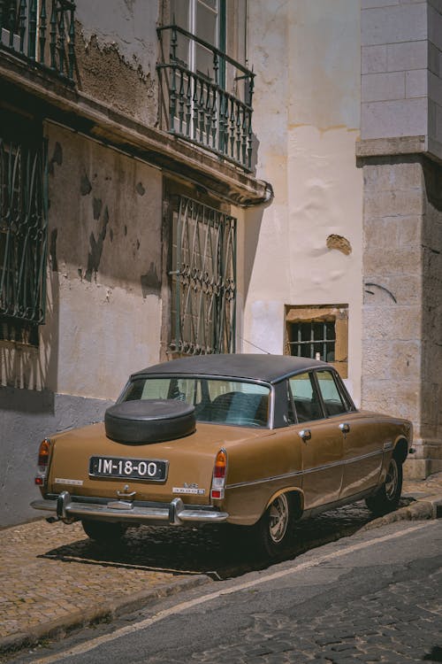 Vintage Car in City