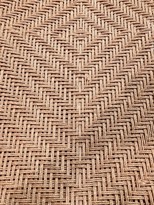 Photo of a Beige Geometric Woven Texture