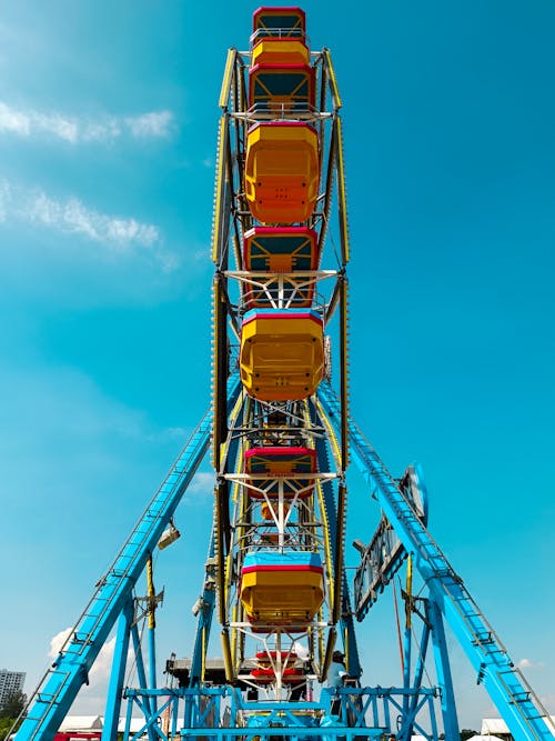 Ferris Wheel with Yellow Seats 