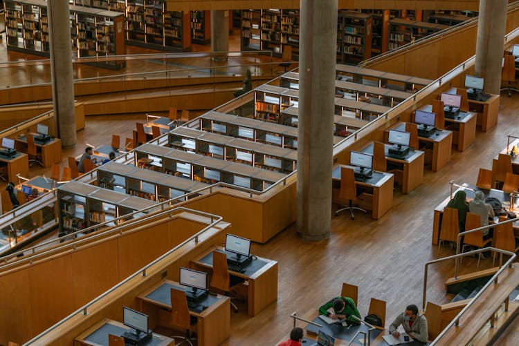 Interior Of The Library Of Alexandria, Alexandria, Egypt