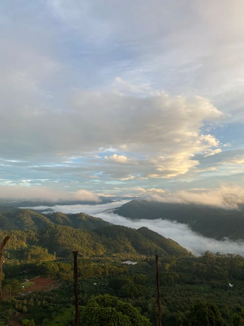 丘陵, 垂直拍攝, 山谷 的 免費圖庫相片