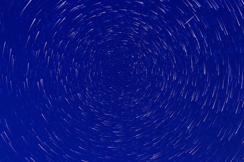 Circular Lines on Dark Blue Background