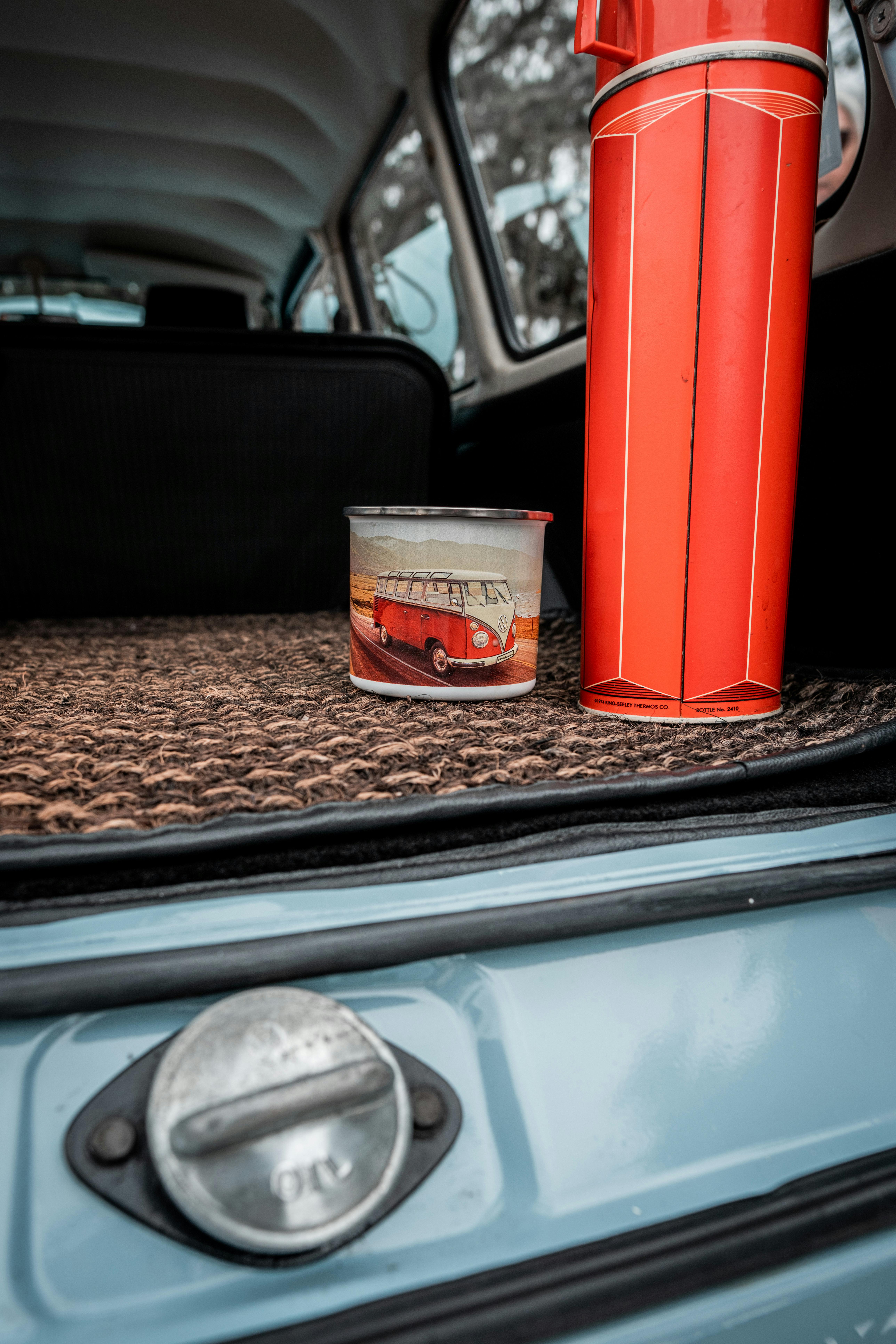 mug in vintage volkswagen bus