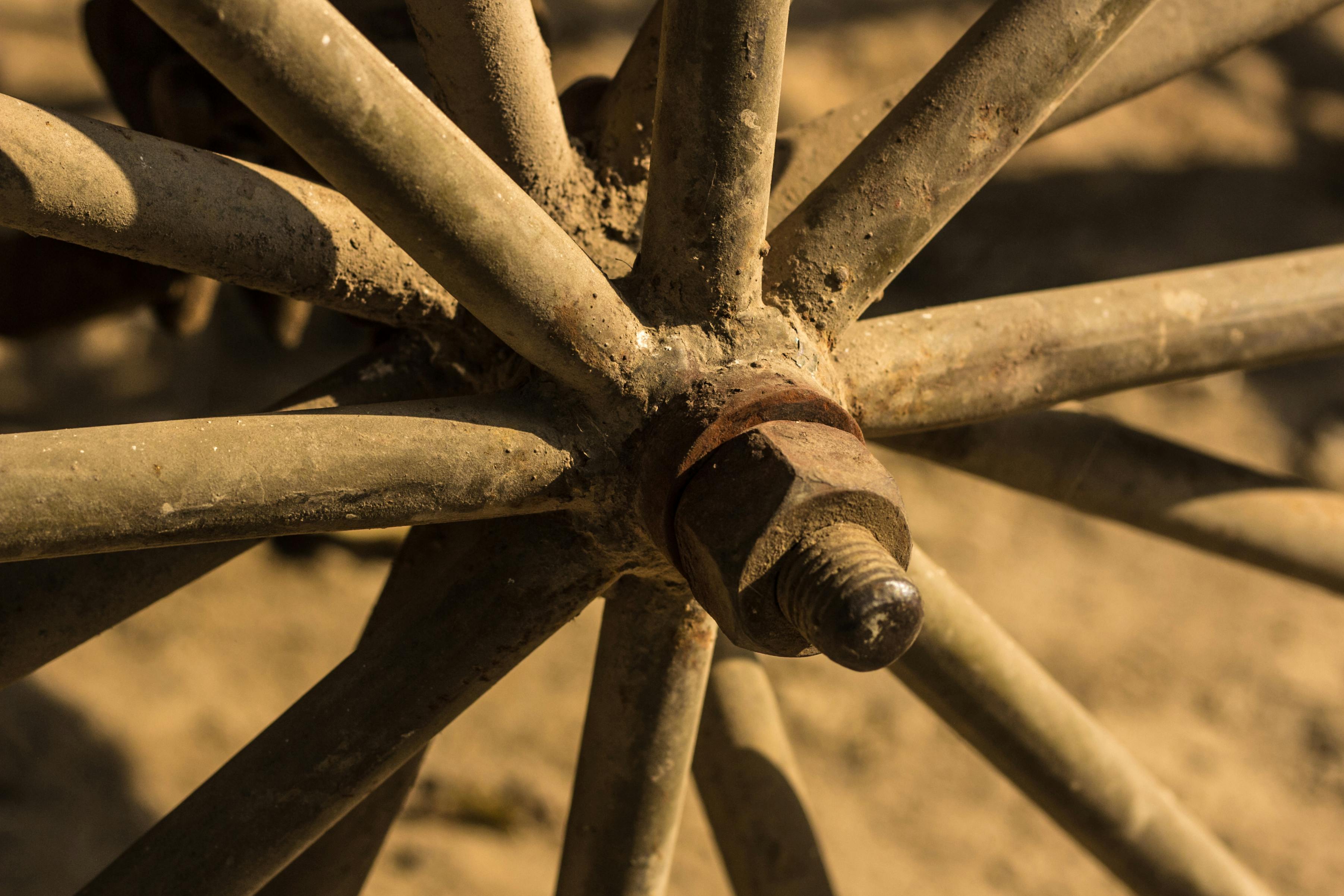 Free stock photo of cycle, cycle spokes, old spokes
