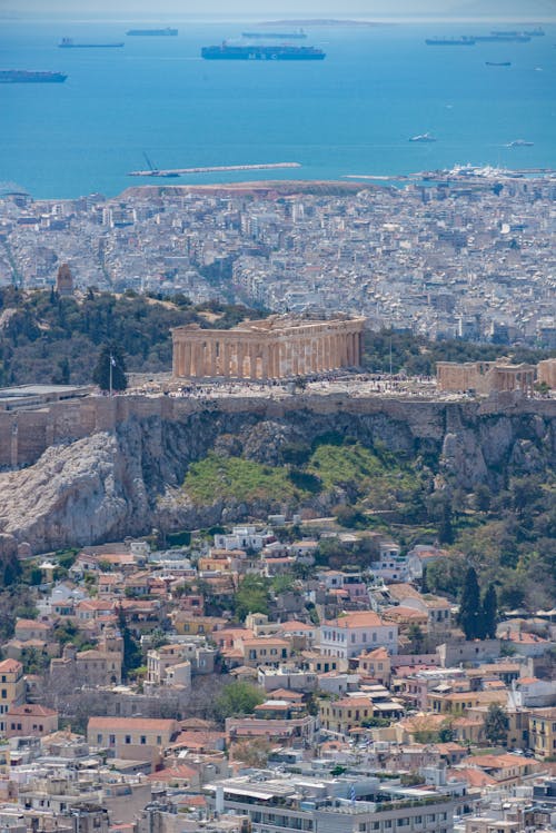 Gratis stockfoto met Athene, dronefoto, gebouwen