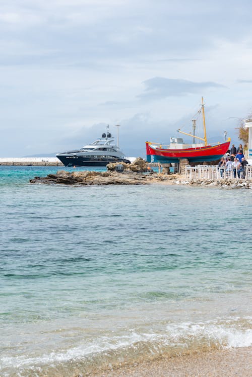 Boats in Port at Sea