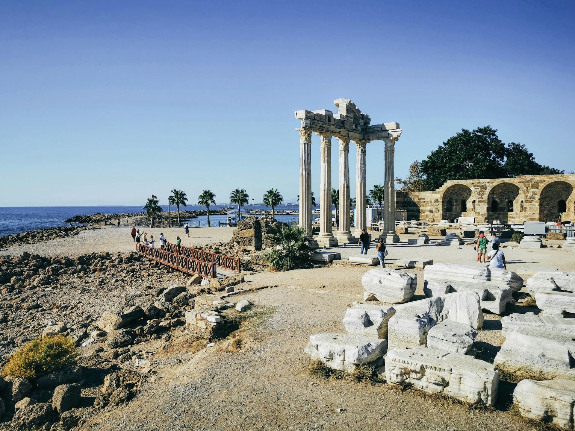 Apollo Temple Ruins in Turkey