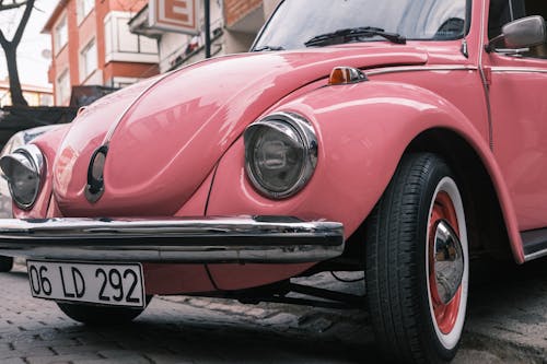 Gratis Fotos de stock gratuitas de automóvil, carro rosa, clásico Foto de stock