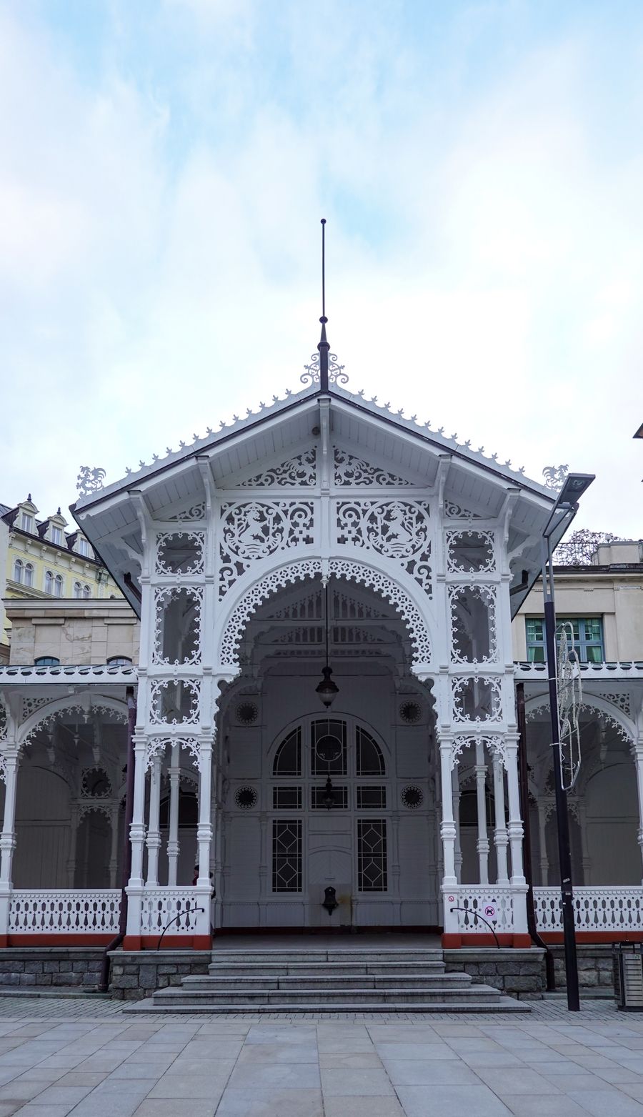 La colonnade du Marché, Karlovy Vary