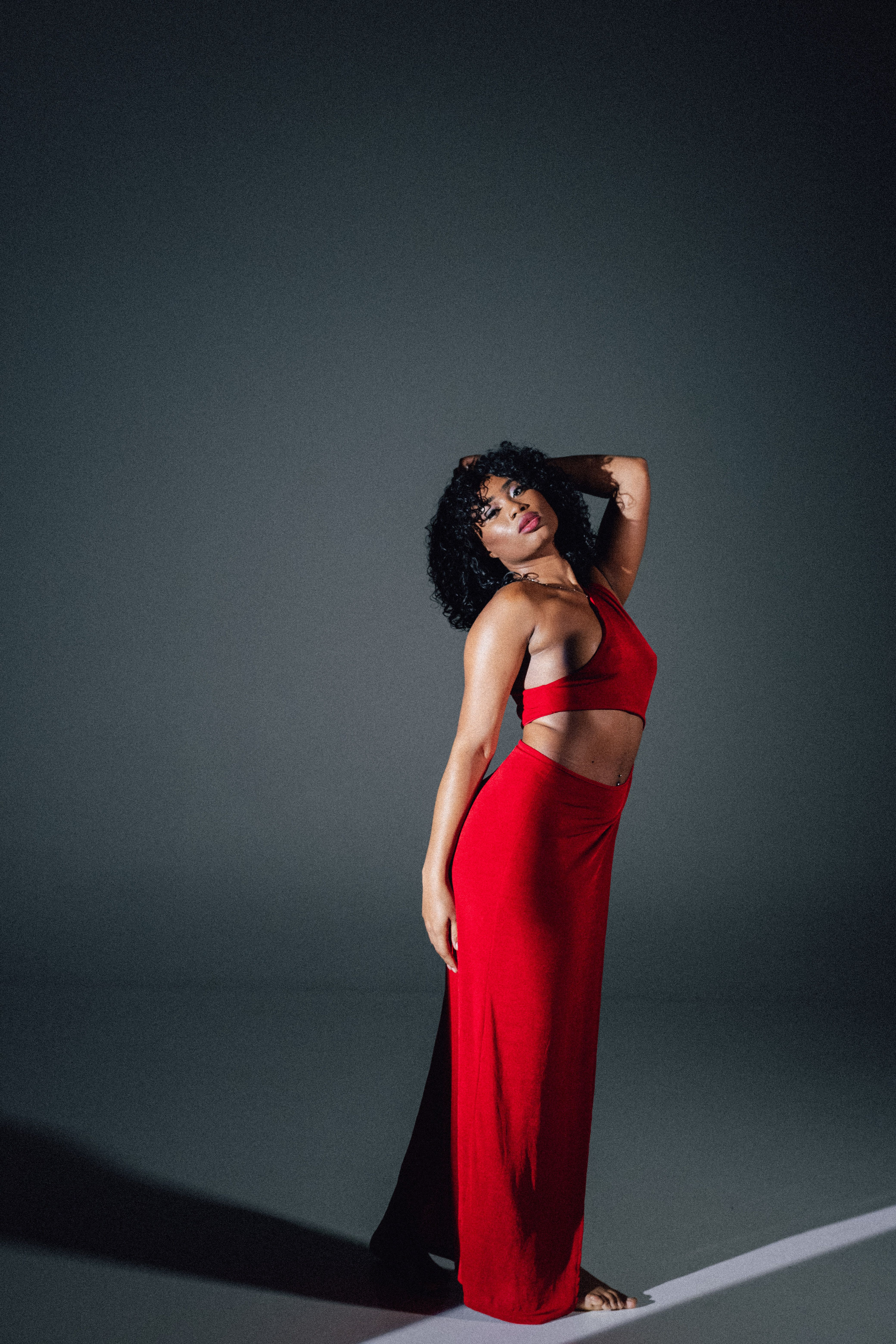 Model in Red Dress Free Stock Photo Model in Red Dress Free Stock Photo