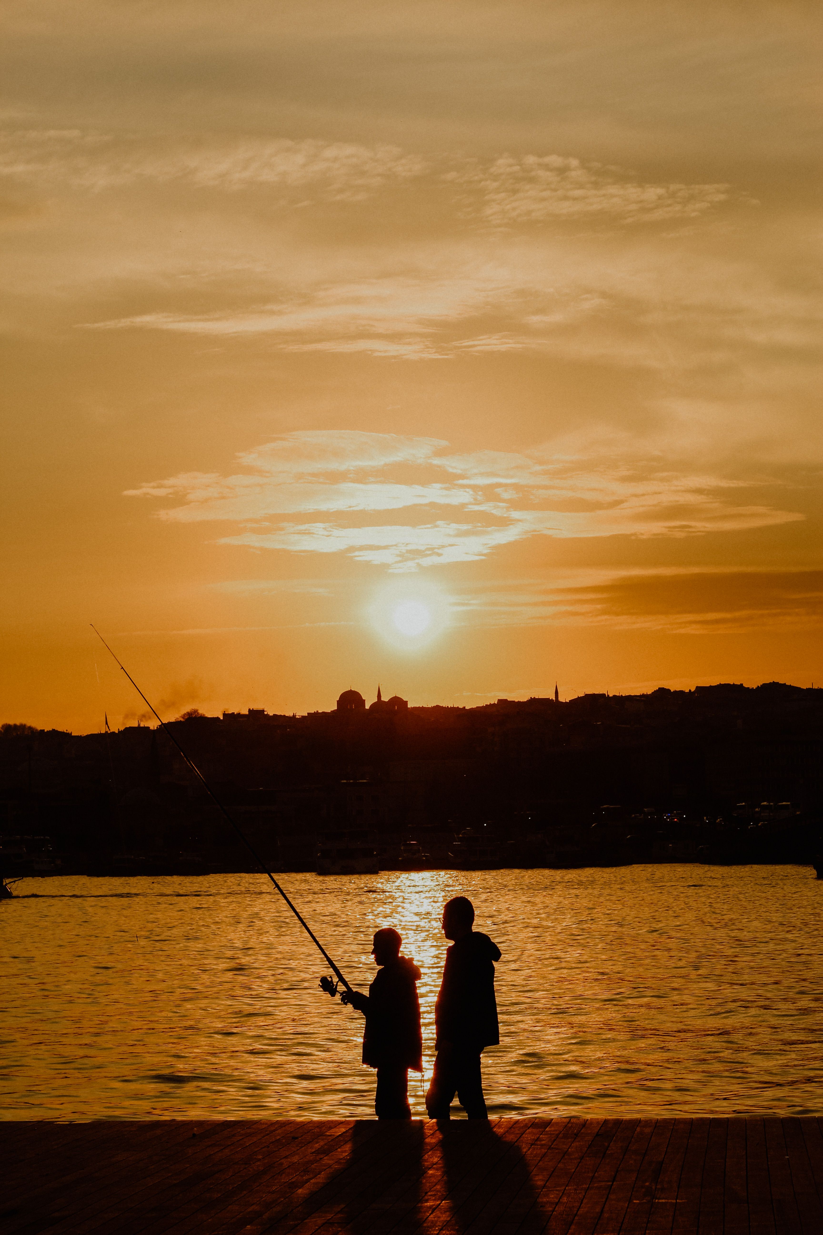 Two People at Sunset · Free Stock Photo