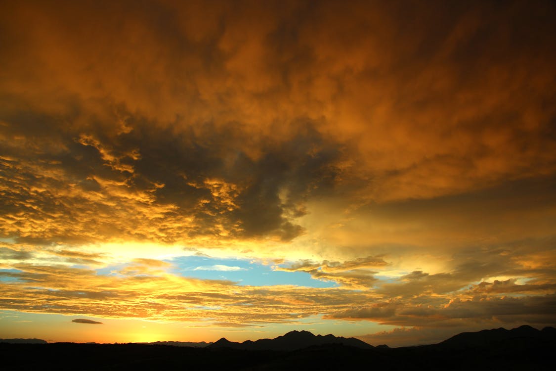 Orange Clouds during Daytime