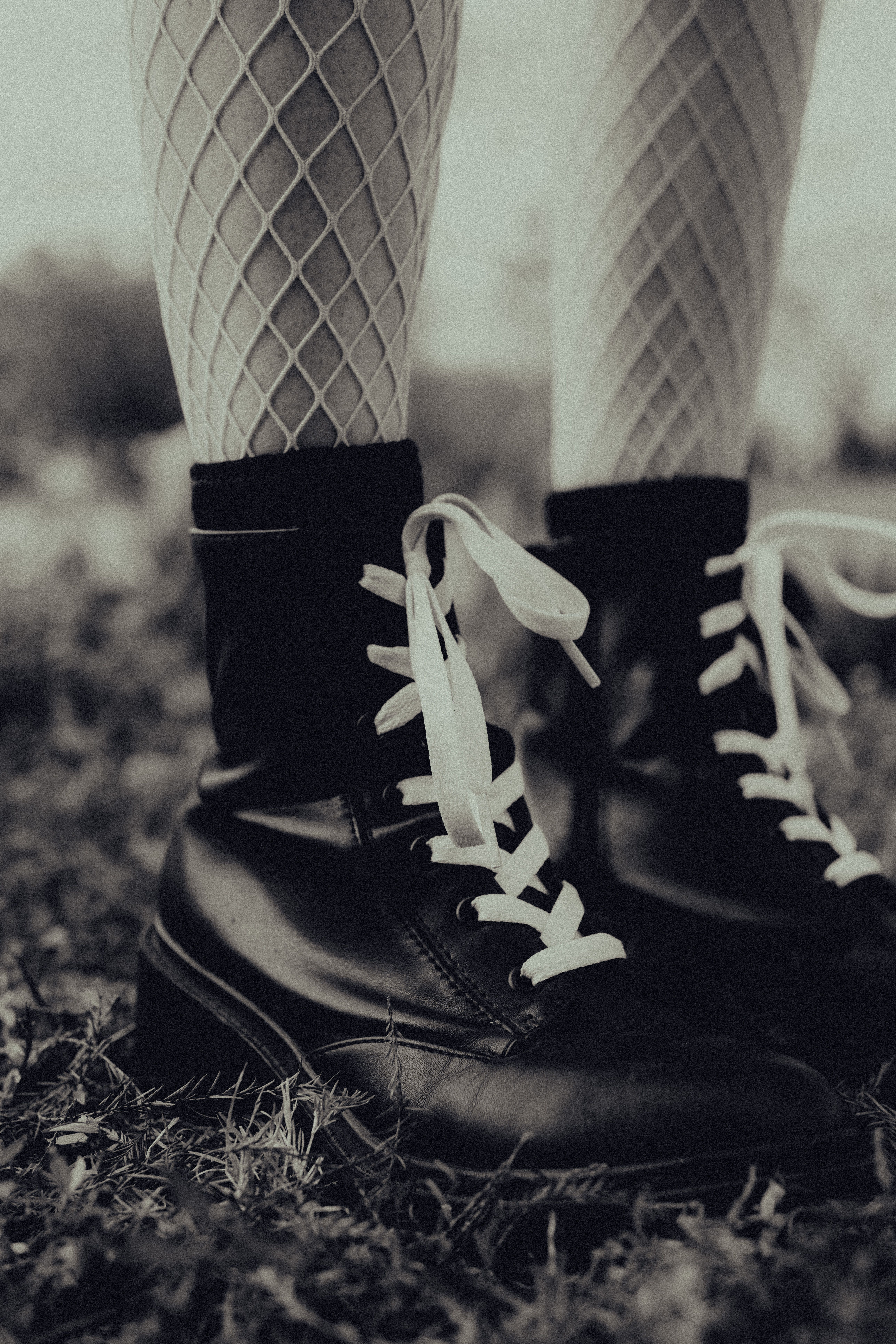 Woman Wearing White Socks and Black Mary Jane Shoes · Free Stock Photo