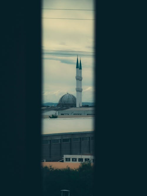 View of a Mosque from a Window 