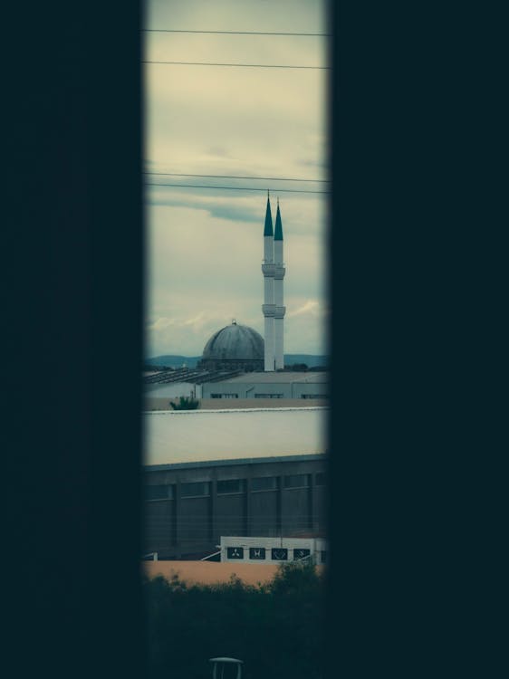 View of a Mosque from a Window 