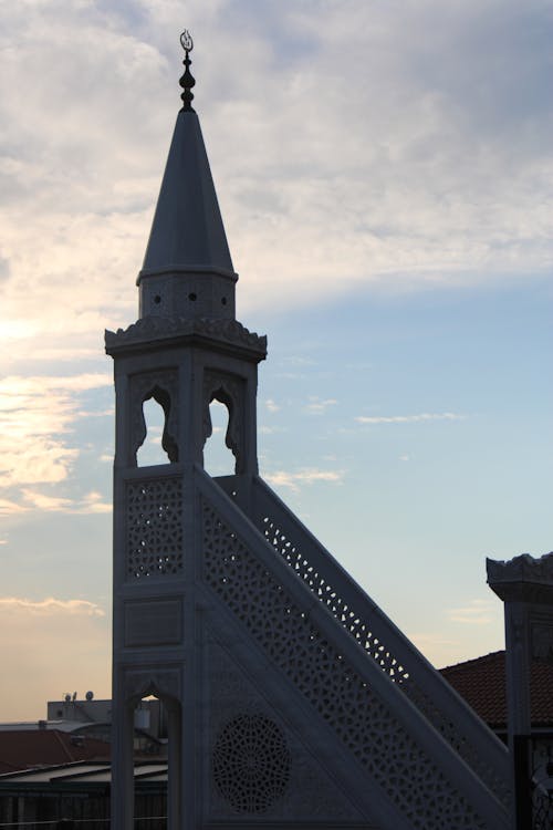 Tower Against Sky, Haci Bayram Mosque, Ankara, Turkey