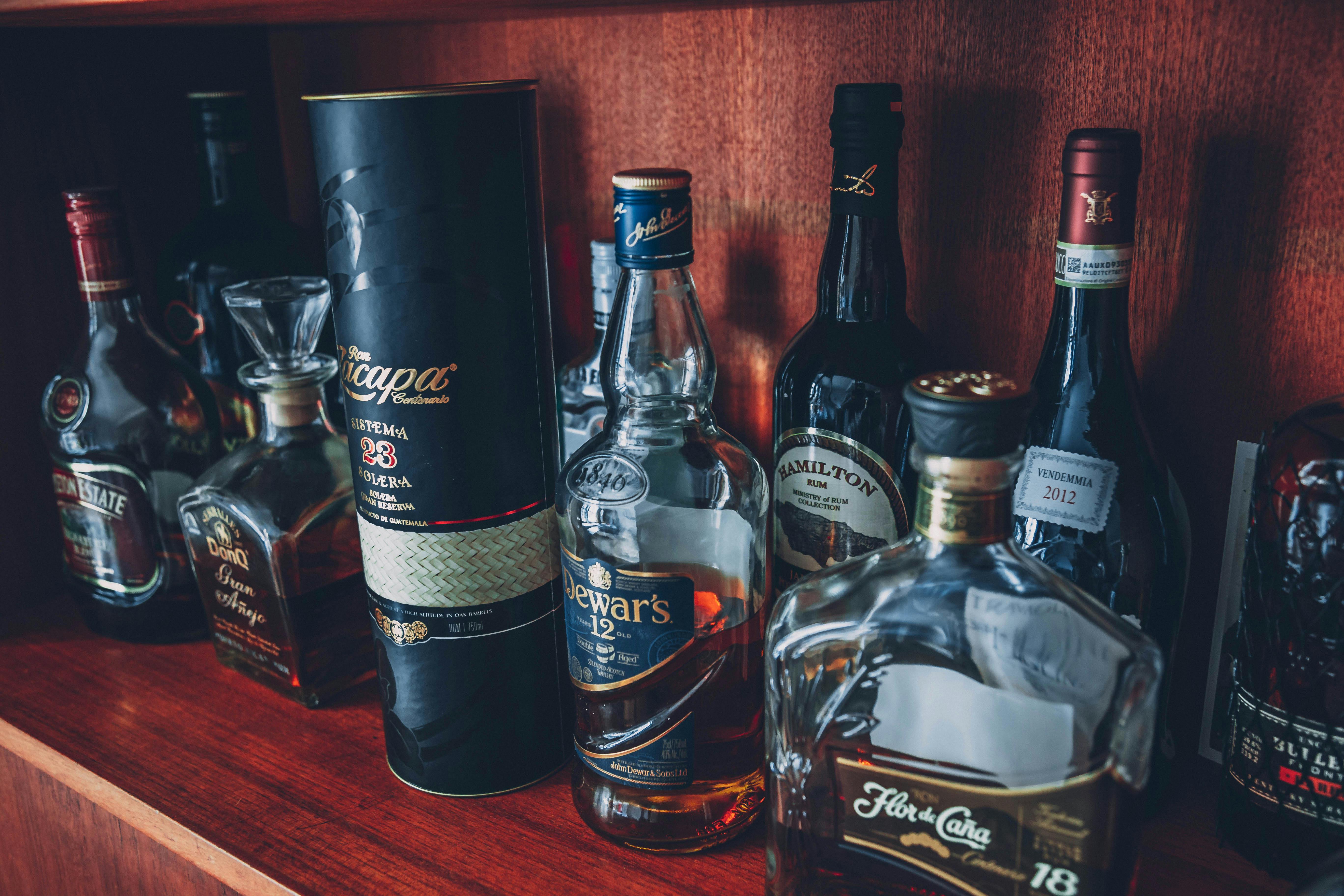 Free stock photo of alcohol, alcohol bottles, alcoholic beverages