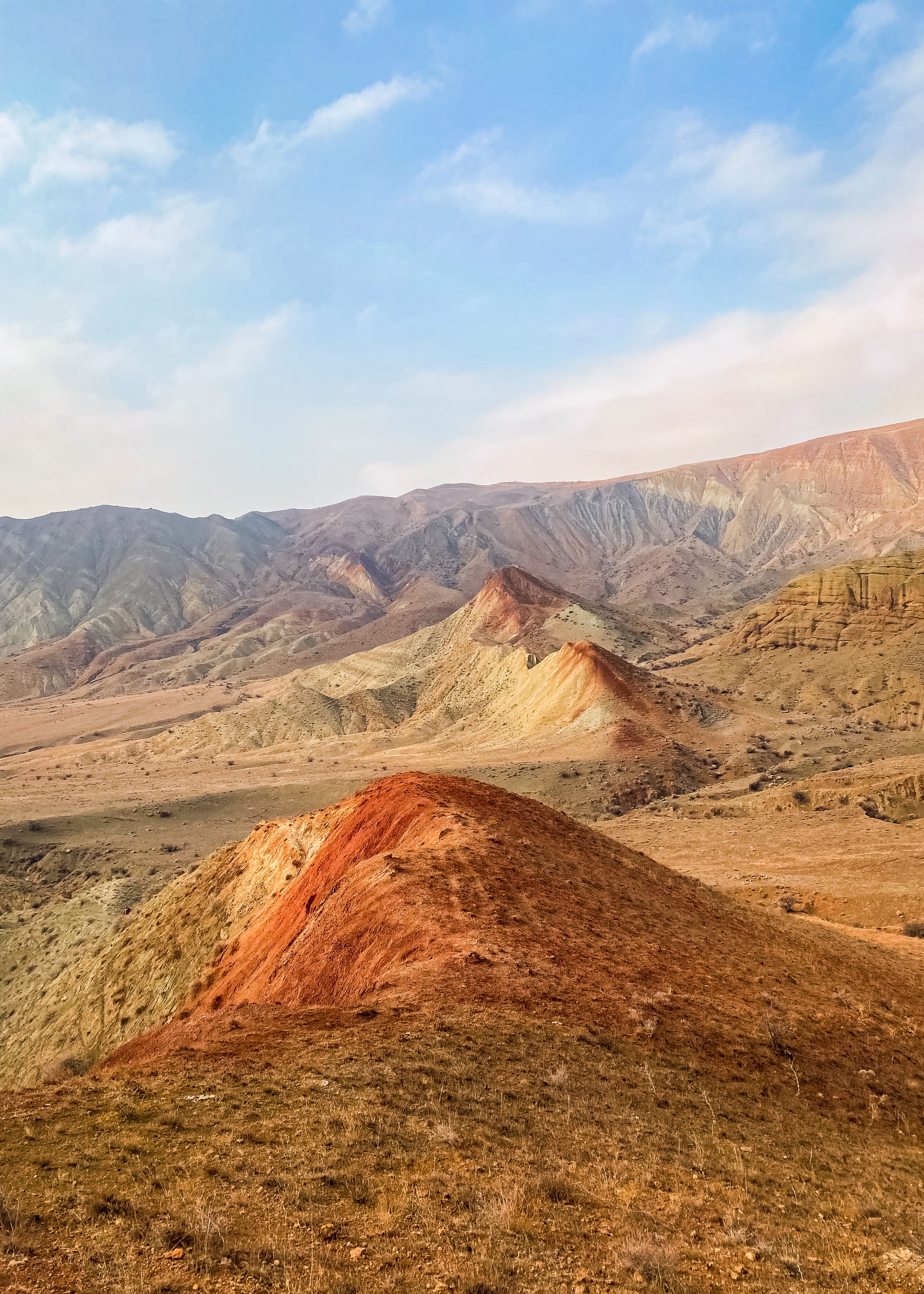 View of Mountains in a Desert under Blue Sky · Free Stock Photo
