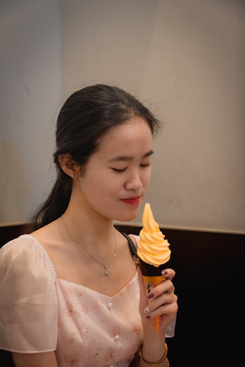 Woman with Ice Cream