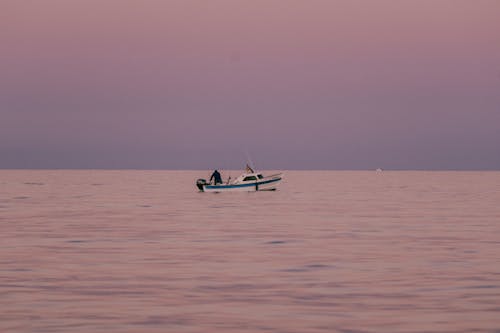 Kostenloses Stock Foto zu angeln, boot, fischer