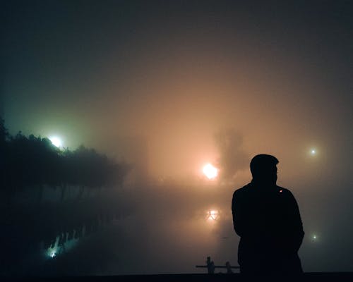 Free stock photo of at night, color at night, people