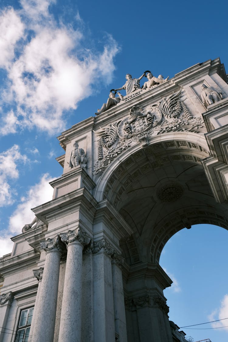 The Arco Da Rua Agusta In Lisbon