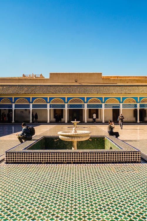 Fountain in Bahia Palace, Marrakesh, Morocco