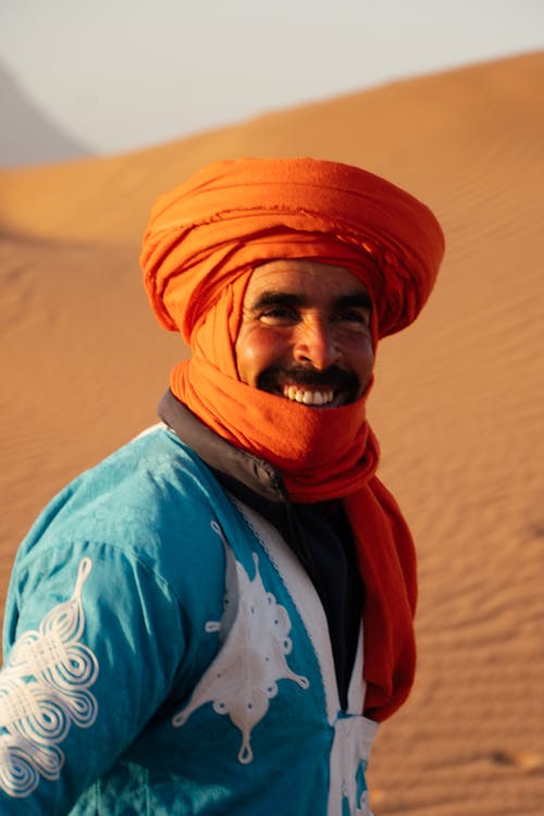 Man in a Turban on a Desert