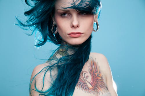 Portrait of a Woman with a Tattoo 