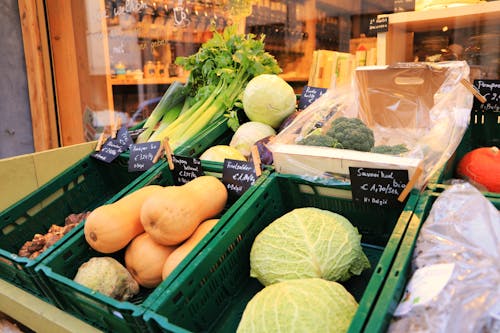 Free Vegetables on Display Stock Photo