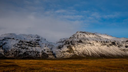 눈 덮힌 산, 아이슬란드의 무료 스톡 사진