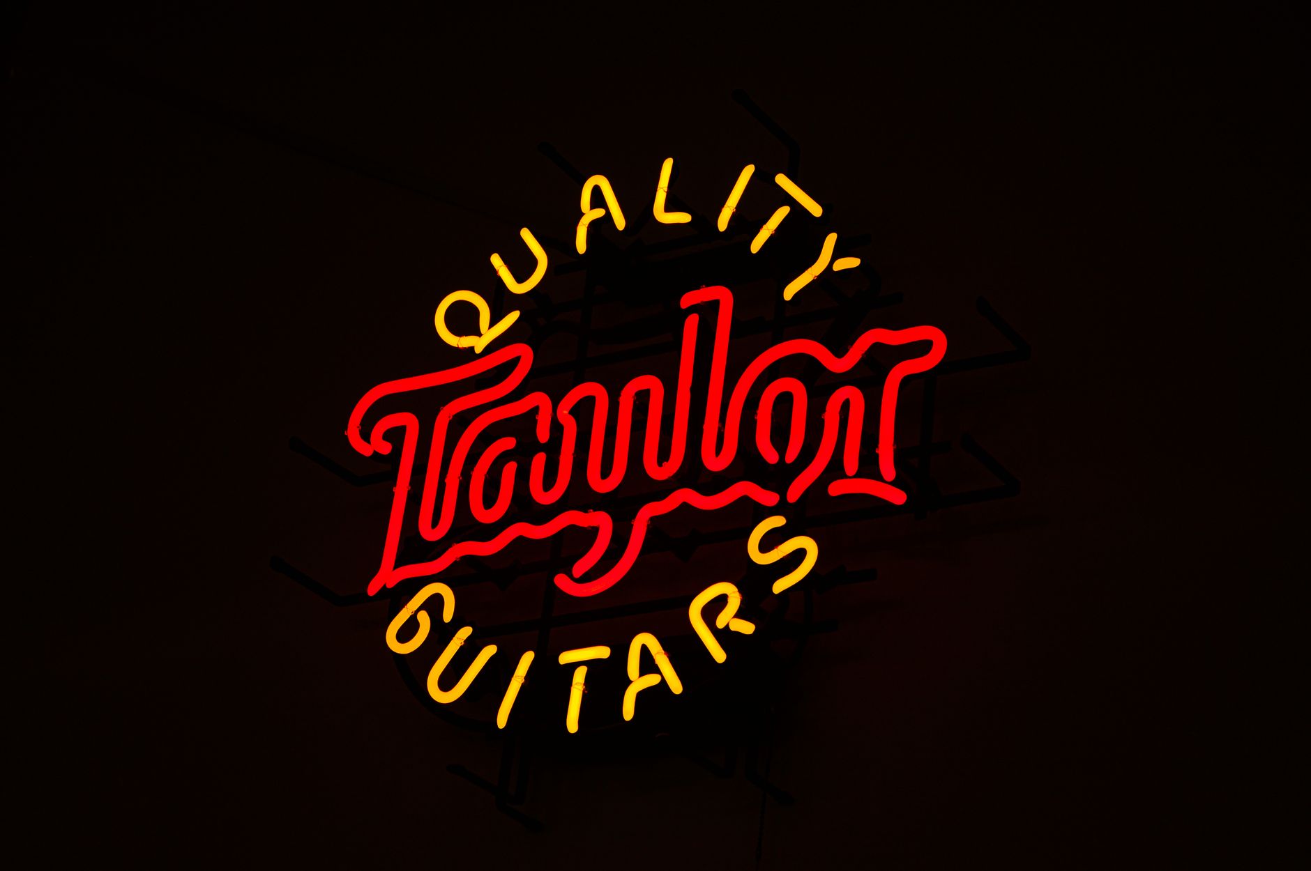 Neon Sign to a Music Shop