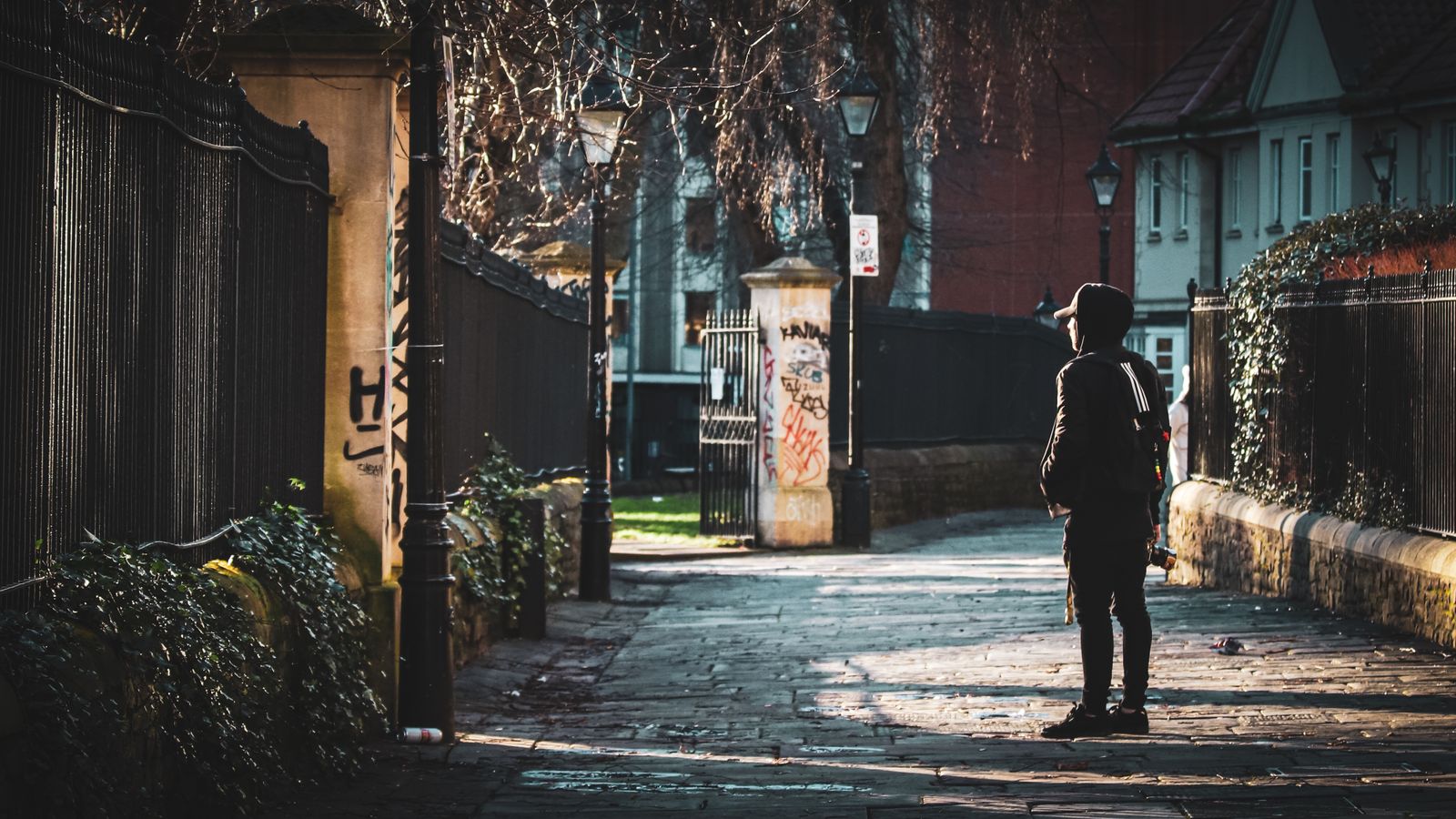 Athens neighborhood street