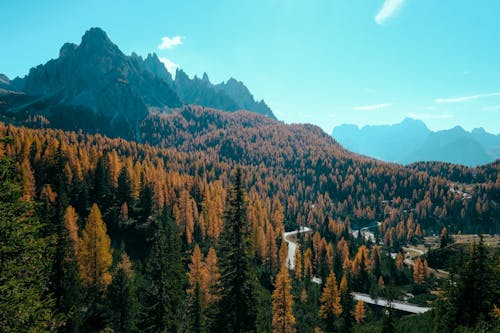 Mountains Under Blue Sky