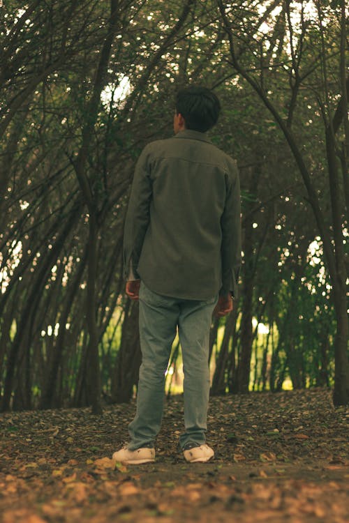 Man in Forest