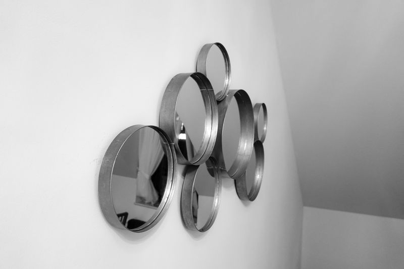 Geometric Designer Wall Mirror