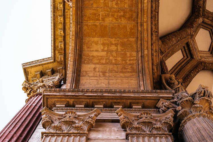 Arch In Palace Of Arts In California 