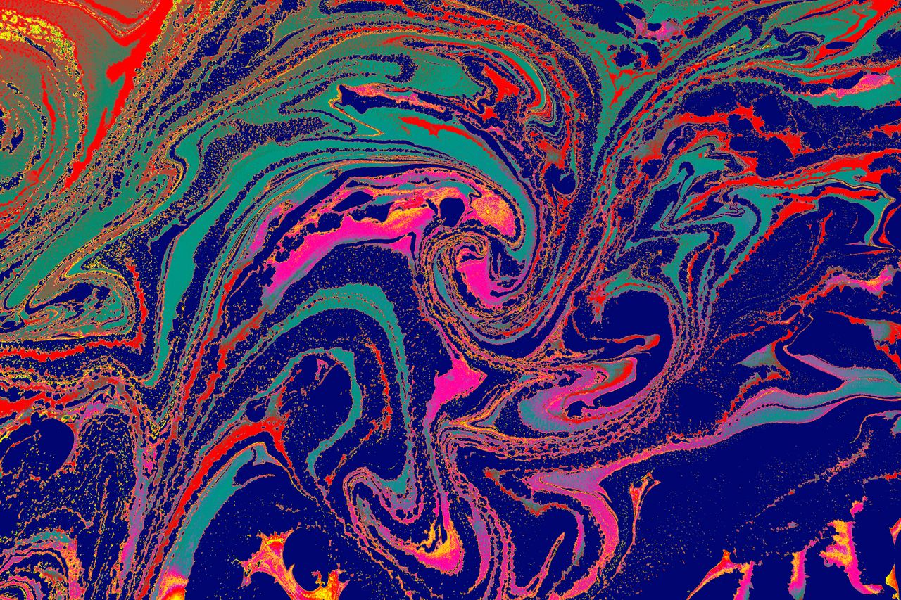 lively and colorful marbled texture with swirling abstract patterns pe