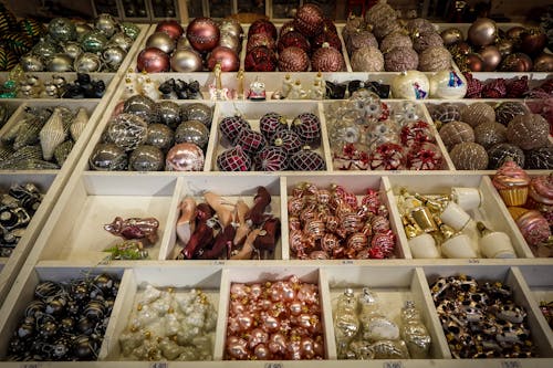 Baubles for Sale at Christmas Market
