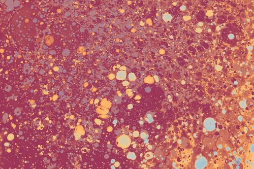 Free Dynamic abstract design with a colorful liquid marble texture perfect for creative backdrops. Stock Photo
