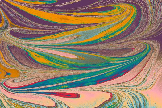Explore this vibrant liquid marble art with swirling colors for a modern abstract feel.