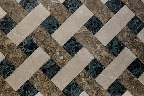 Marble Tiles on Floor Indoors