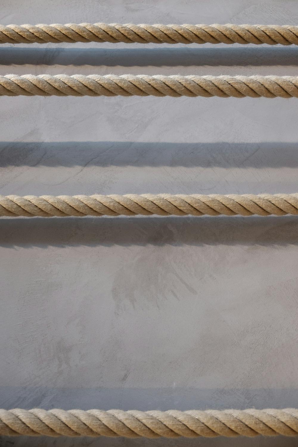 Stretched Ropes and its Shade · Free Stock Photo