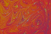 Close-up of a Colorful, Abstract Painting