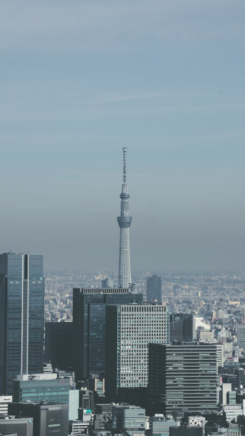 Foto stok gratis bangunan, gedung menara, Jepang