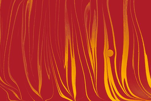 Dynamic abstract art with flowing red and yellow lines, ideal for backgrounds.
