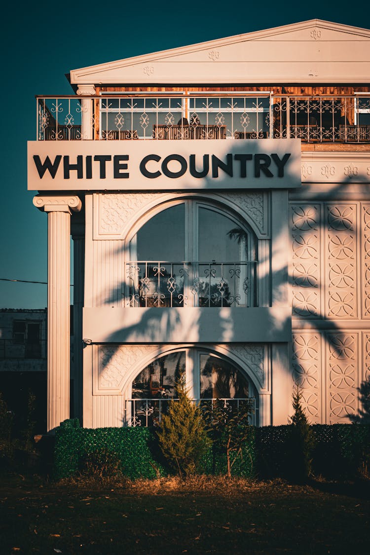 Facade Of County Club