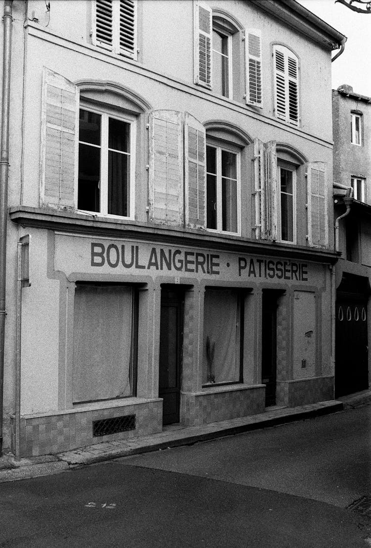 Facade Of Bakery In France