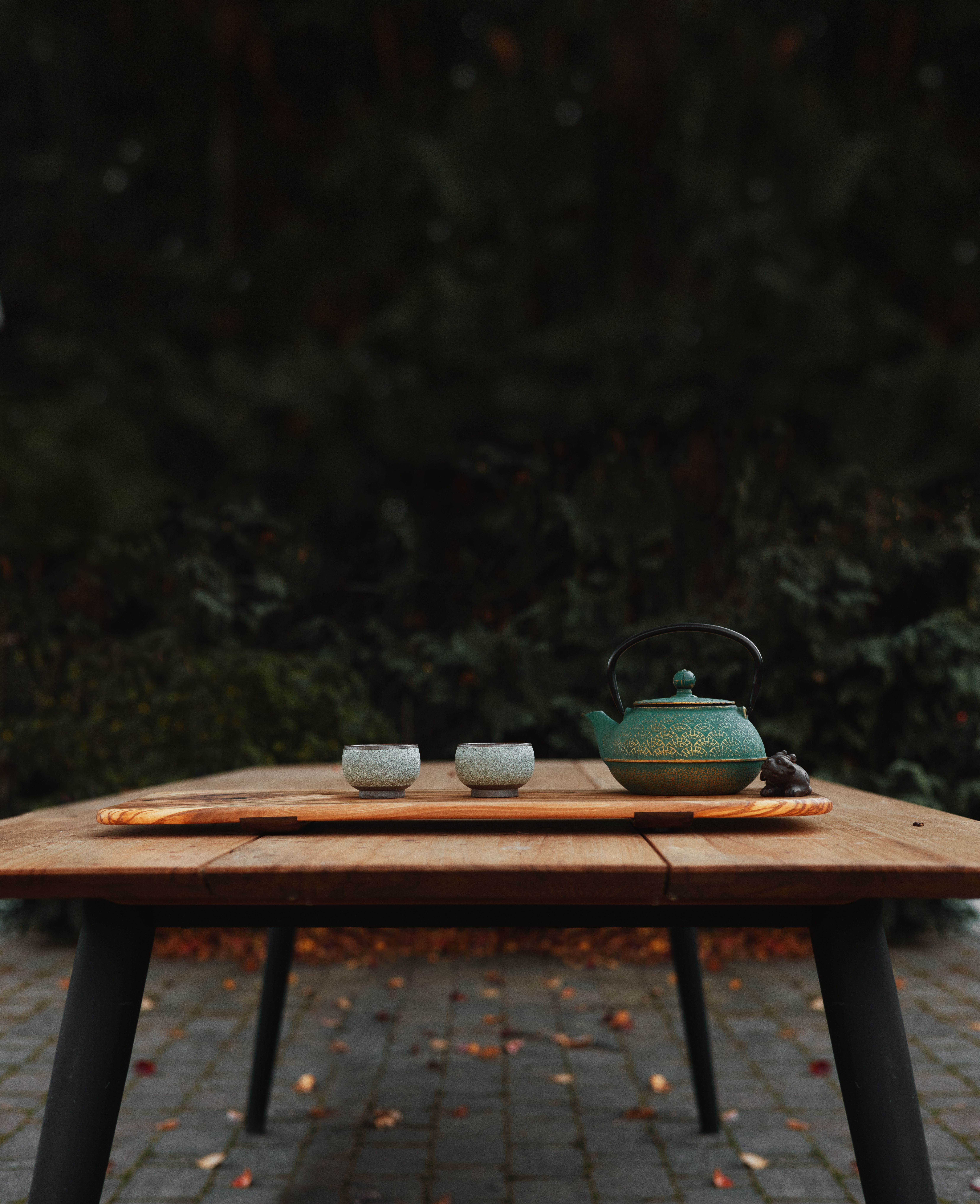 Traditional Pottery Tea Set · Free Stock Photo