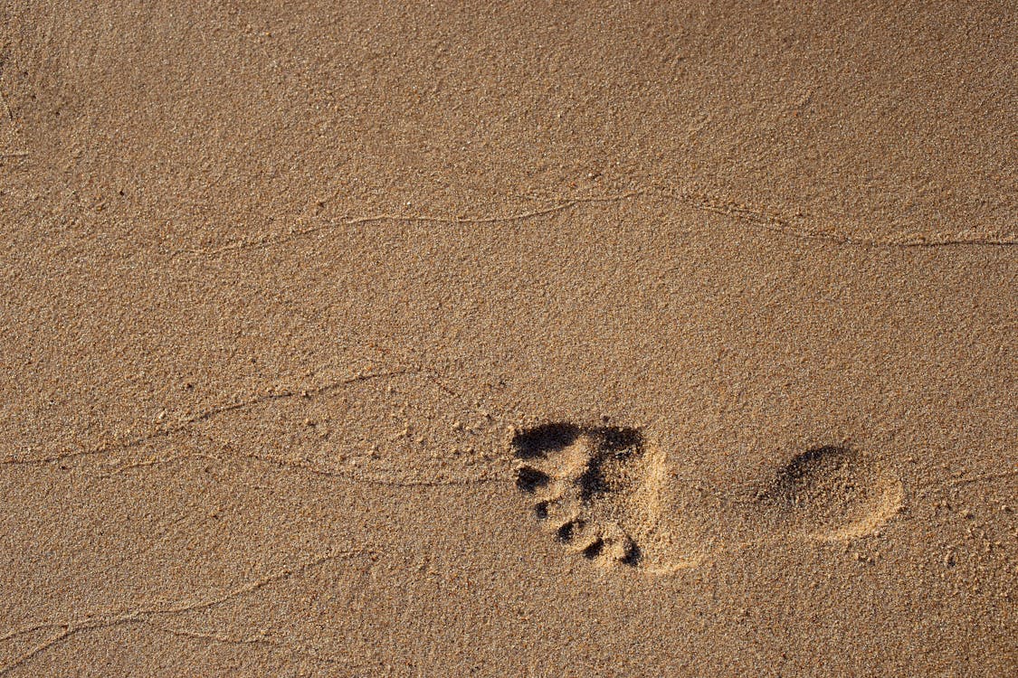 Footprint on Sand